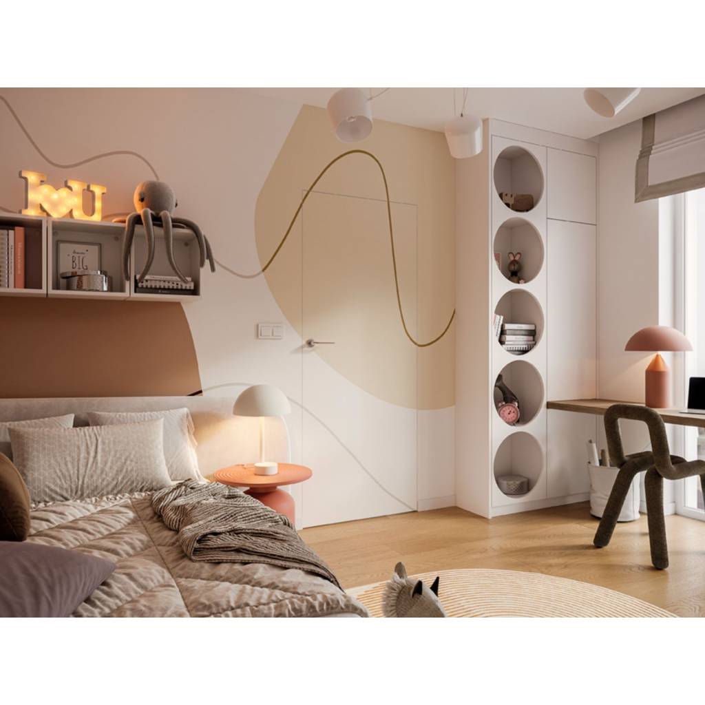 Zestaw Drzwi ukryte + Ościeżnica Porta HIDE Bezprzylgowe (otwierane na zewnątrz) Prawe 80cm płyta, SPA1110P08LBP0A7V0O000, OPA100LP080000AN300000