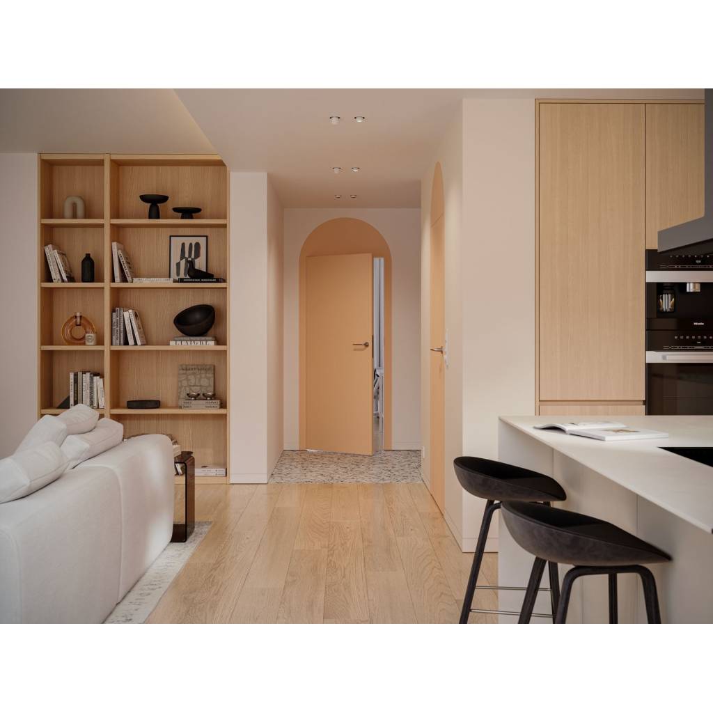 Zestaw Drzwi ukryte + Ościeżnica Porta HIDE Bezprzylgowe (otwierane na zewnątrz) Lewe 80cm płyta, SPA1110L08LBP0A7V0O000, OPA100LL080000AN300000