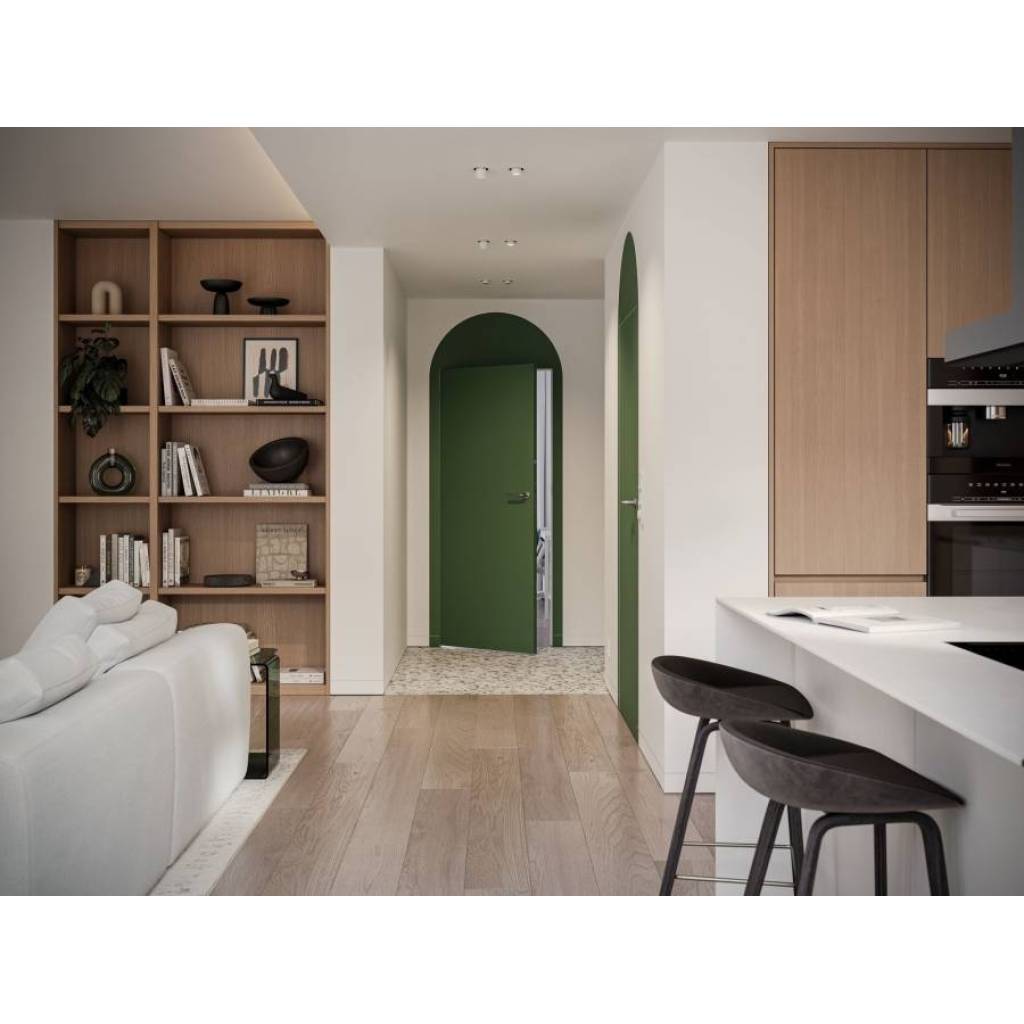 Zestaw Drzwi ukryte + Ościeżnica Porta HIDE Bezprzylgowe (otwierane na zewnątrz) Lewe 70cm płyta, SPA1110L07LBP0A7V0O000, OPA100LL070000AN300000