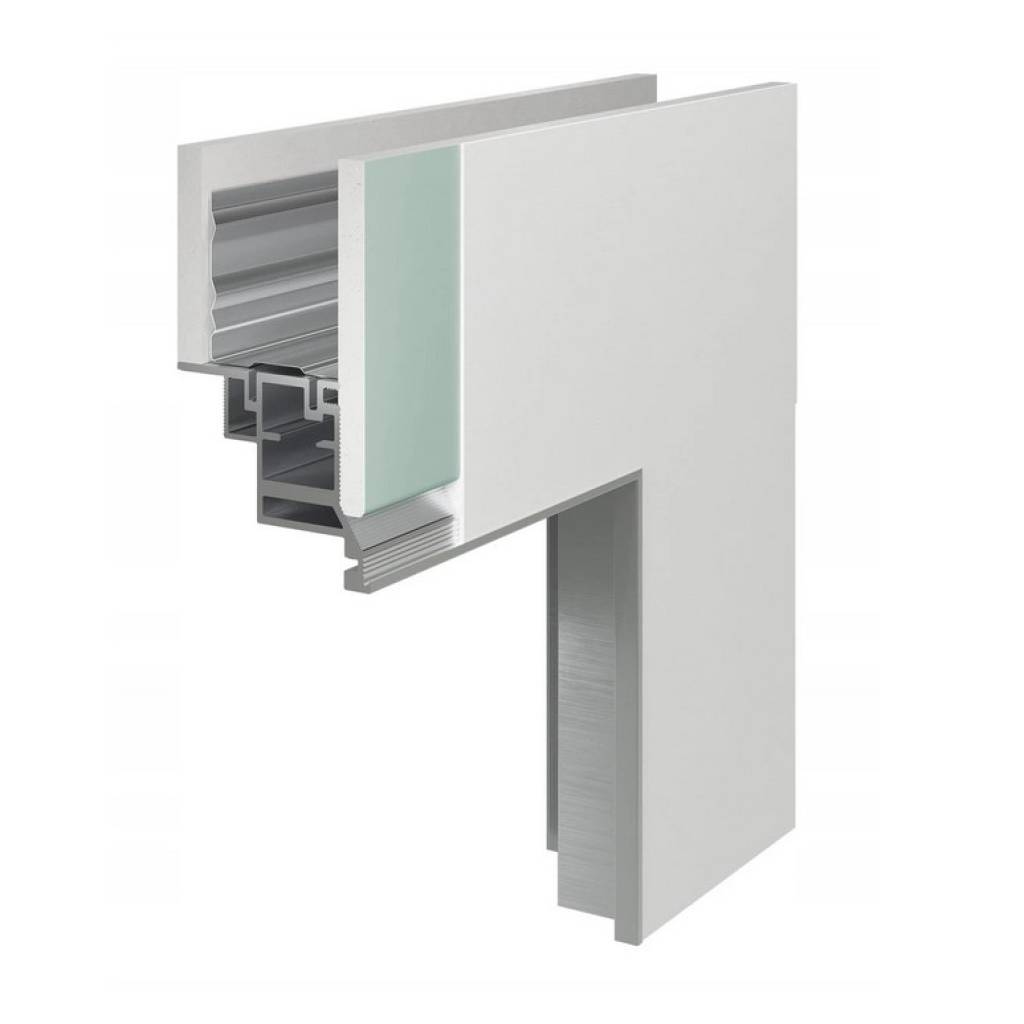 Zestaw Drzwi ukryte + Ościeżnica Porta HIDE Bezprzylgowe (otwierane na zewnątrz) Prawe 70cm płyta, SPA1110P07LBP0A7V0O000, OPA100LP070000AN300000