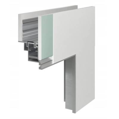 Zestaw Drzwi ukryte + Ościeżnica Porta HIDE Bezprzylgowe (otwierane na zewnątrz) Prawe 70cm płyta, SPA1110P07LBP0A7V0O000, OPA100LP070000AN300000