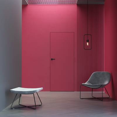 Zestaw Drzwi ukryte + Ościeżnica Porta HIDE Bezprzylgowe (otwieran na zewnątrz) Prawe 70cm płyta, SPA1110P07LBP0AKV0O000, OPA100LP070000AM300000