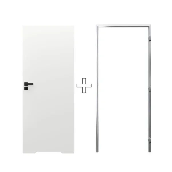Zestaw Drzwi ukryte + Ościeżnica Porta HIDE WC Bezprzylgow