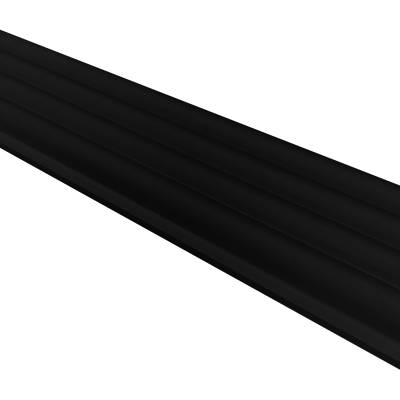 Listwa zakończeniowa Matt Soft Touch Black 723 Prawa Oval, 120041893