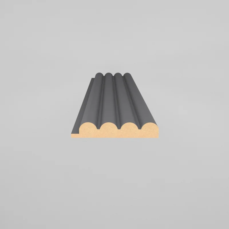 Listwa zakończeniowa Matt Soft Touch White 734 Prawa Oval, 