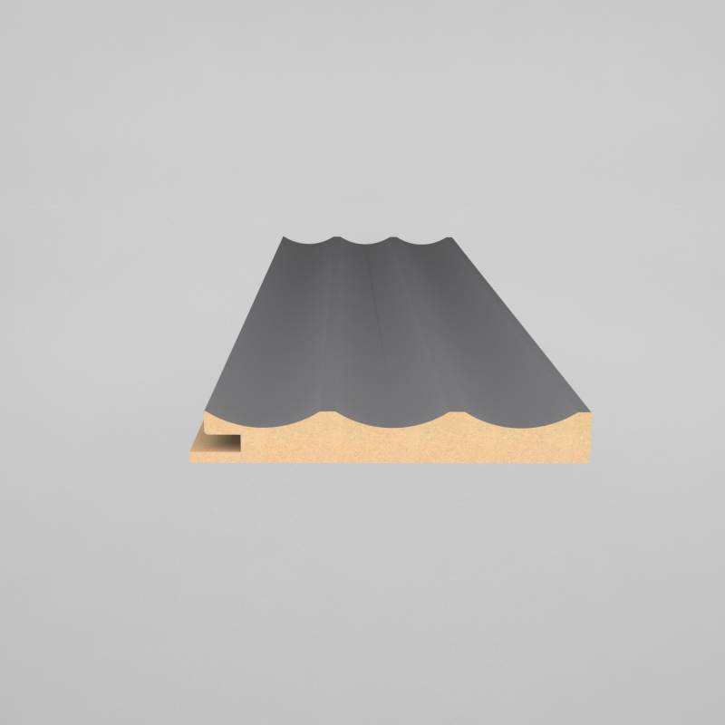 Listwa zakończeniowa Supramat Timeless Grey 3017 Prawa Wave