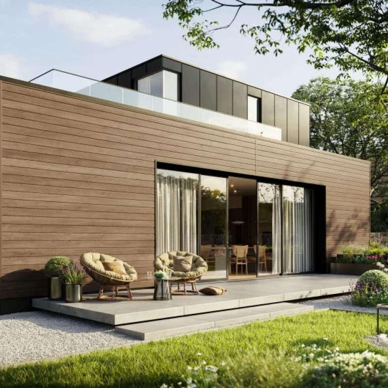 Panele elewacyjne fasadowe Solvo Dąb Czekoladowy 3030860 SO