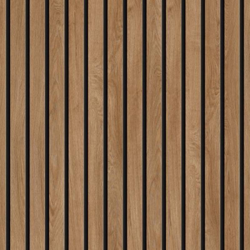 Panele elewacyjne fasadowe Solvo V-Black Dąb Naturalny 3031997 SO-02