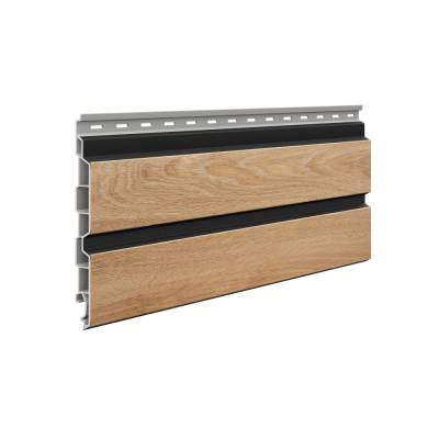 Panele elewacyjne fasadowe Solvo V-Black Dąb Naturalny 3031997 SO-02