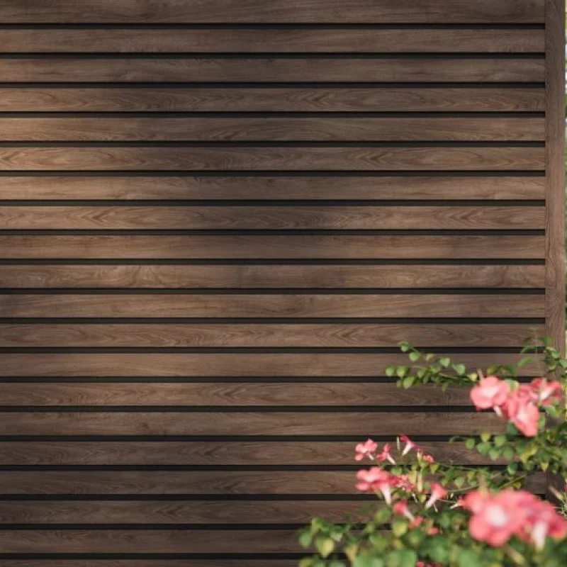 Panele elewacyjne fasadowe Solvo V-Black Dąb Czekoladowy 30