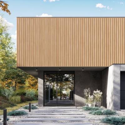 Panele elewacyjne fasadowe Solvo V-Black Cedr 3032000 SO-02