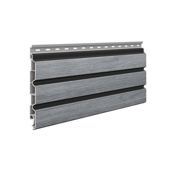 Panele elewacyjne fasadowe Solvo V-Black Dąb Szary 3032015 