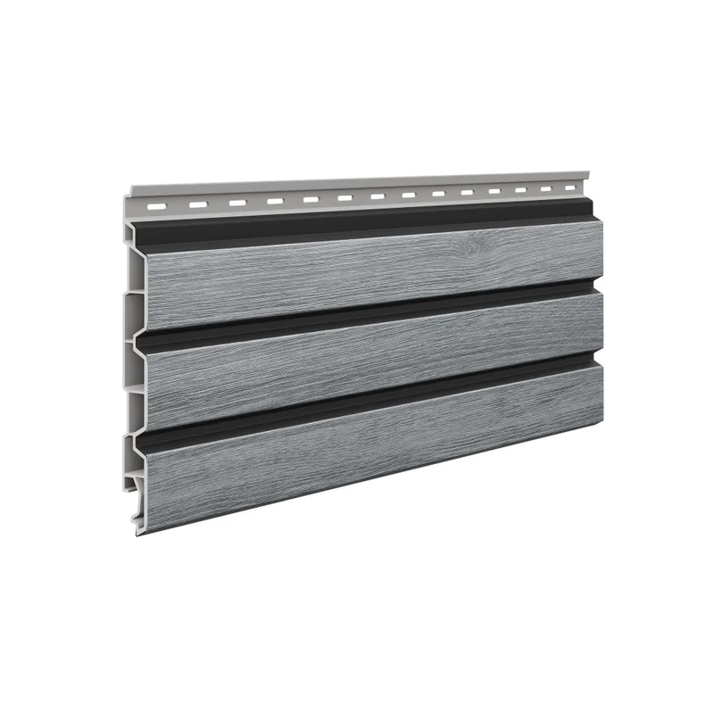 Panele elewacyjne fasadowe Solvo V-Black Dąb Szary 3032015