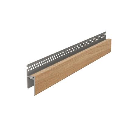 Panele elewacyjne fasadowe Solvo Listwa wentylacyjna górna Dąb Naturalny 2-cz FS-262, 3030902