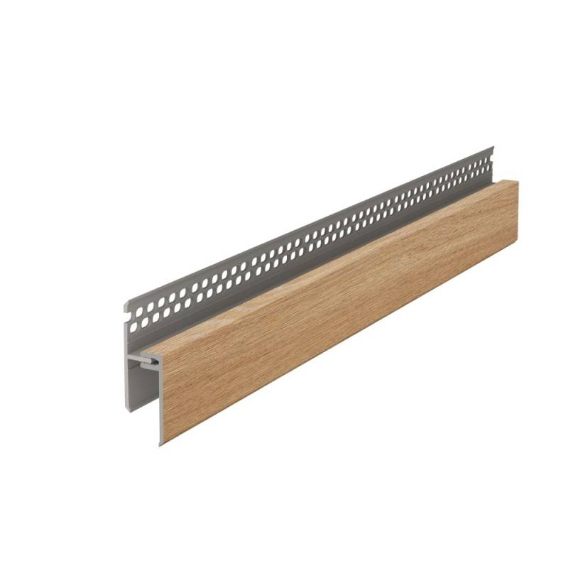 Panele elewacyjne fasadowe Solvo Listwa wentylacyjna górna Dąb Naturalny 2-cz FS-262, 3030902