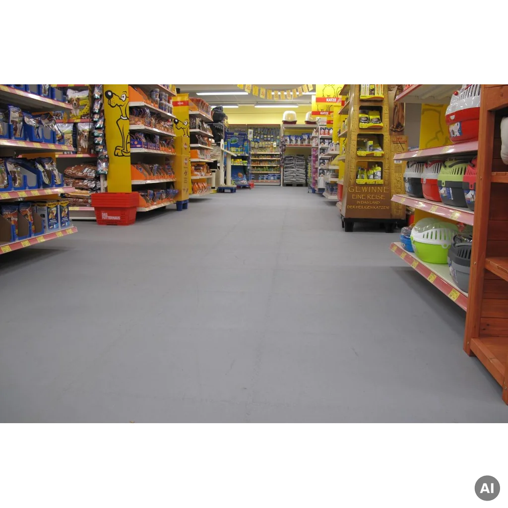 Podłoga techniczna puzzle R-TILE Light Grey 5 mm Klasa 34, 39667045