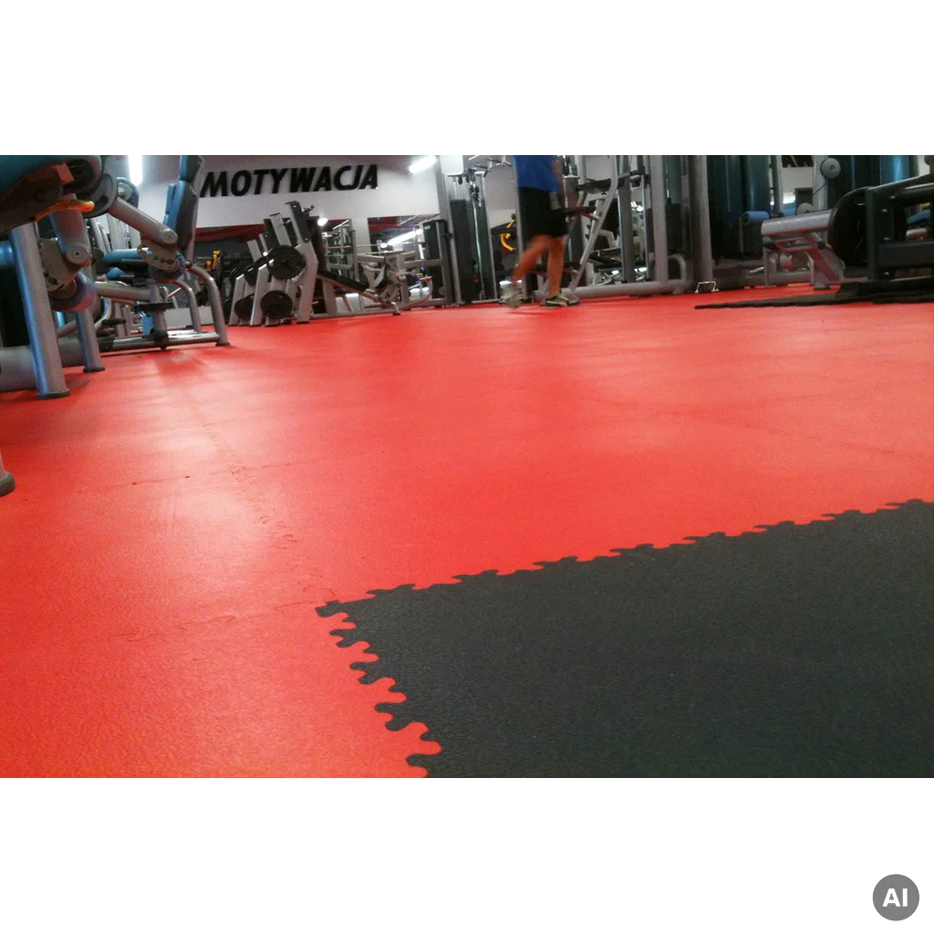 Podłoga techniczna puzzle R-TILE Red 5 mm Klasa 34, 39523020