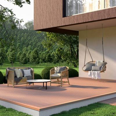 Deska tarasowa dwustronna Toskania Faggio 3,0m 25 mm, BI7A01