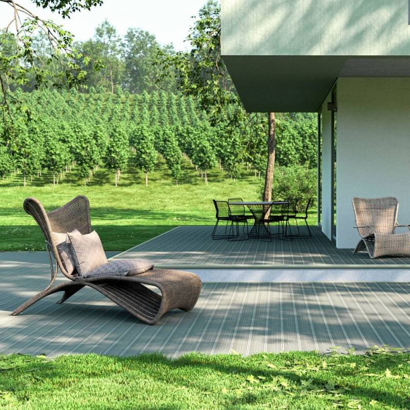 Deska tarasowa dwustronna Toskania Olivio 3,0m 25 mm, BI7A02
