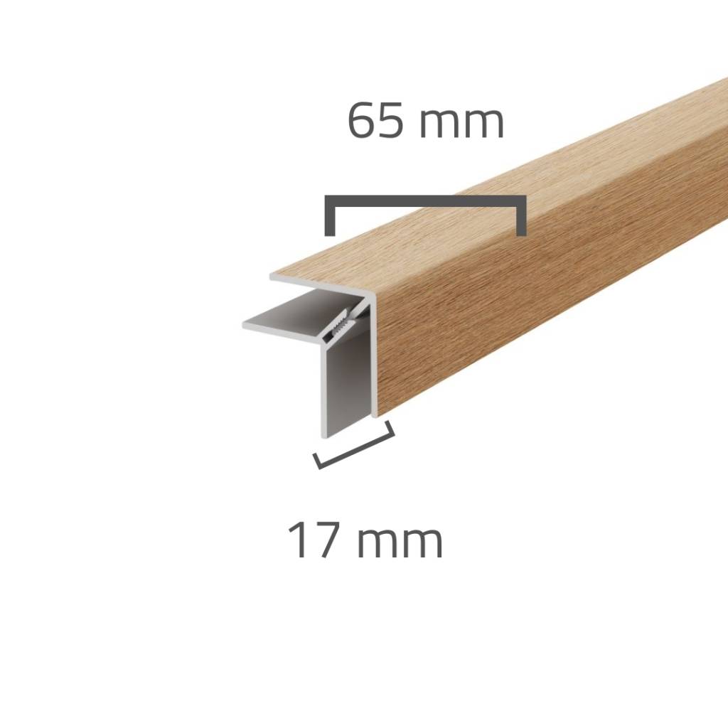 Panele elewacyjne fasadowe Solvo Listwa narożna zewnętrzna Dąb Naturalny 2-cz FS-222, 3030870
