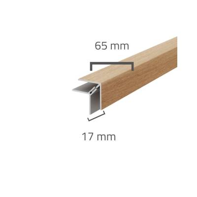 Panele elewacyjne fasadowe Solvo Listwa narożna zewnętrzna Dąb Naturalny 2-cz FS-222, 3030870
