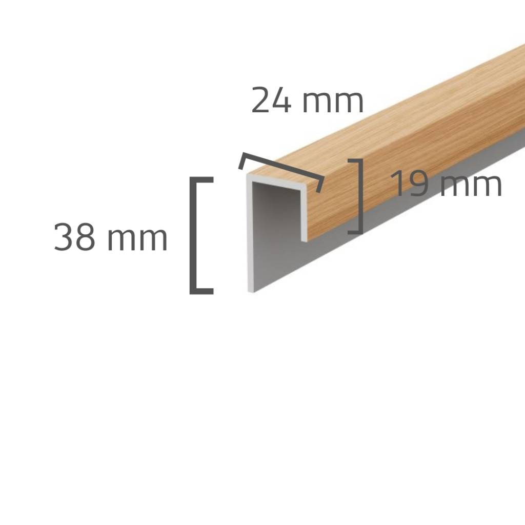 Panele elewacyjne fasadowe Solvo Listwa uniwersalna Cedr 1-cz FS-251, 3030881