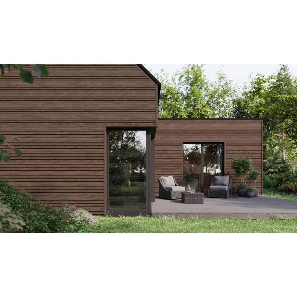 Panele elewacyjne fasadowe Solvo Listwa uniwersalna Dąb Czekoladowy 1-cz FS-251, 3030879