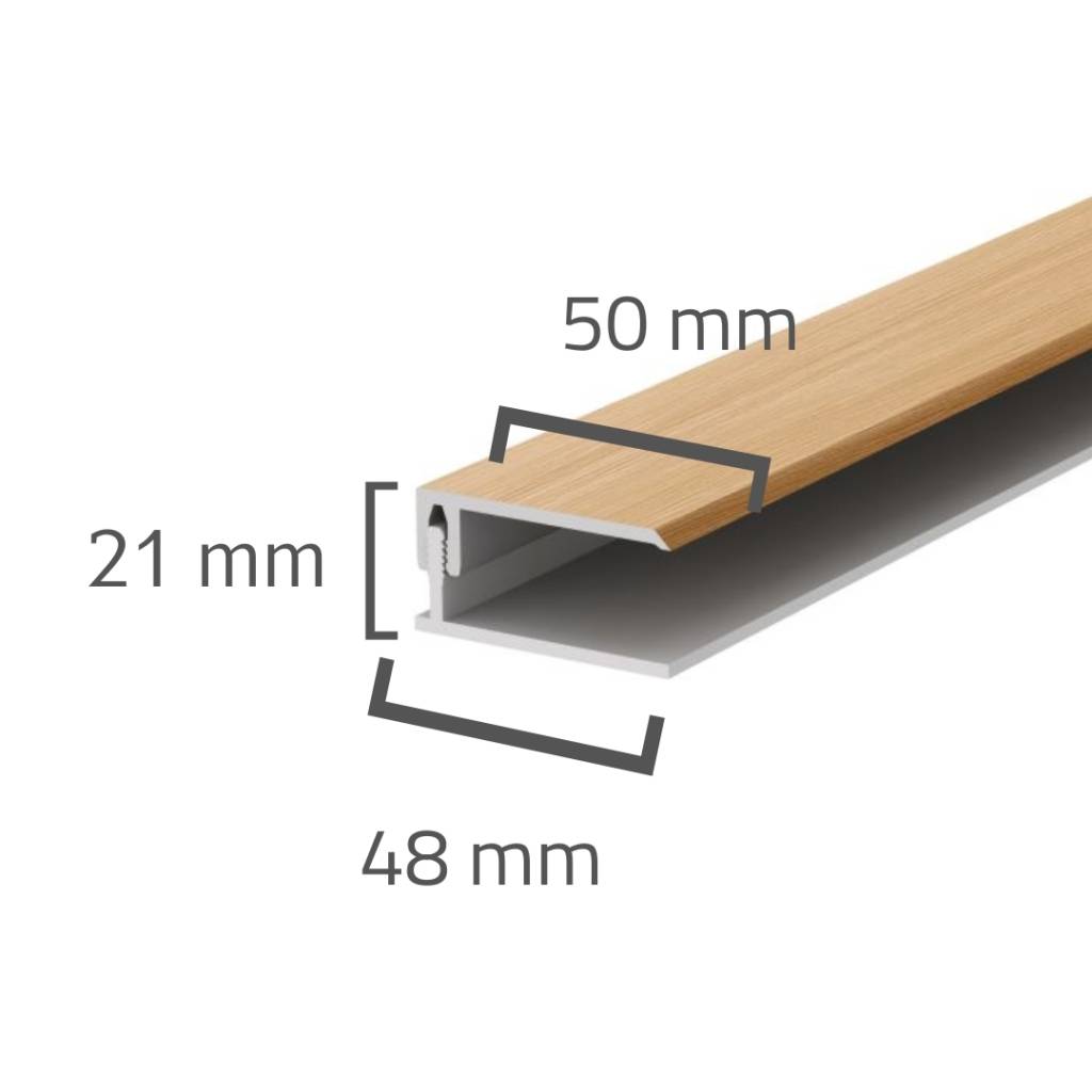 Panele elewacyjne fasadowe Solvo Listwa zakończeniowa Cedr 2-cz FS-252, 3030889