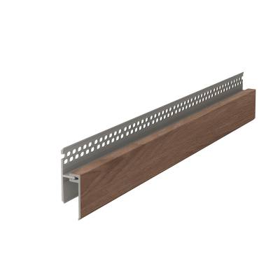 Panele elewacyjne fasadowe Solvo Listwa wentylacyjna górna Dąb Czekoladowy 2-cz FS-262, 3030903