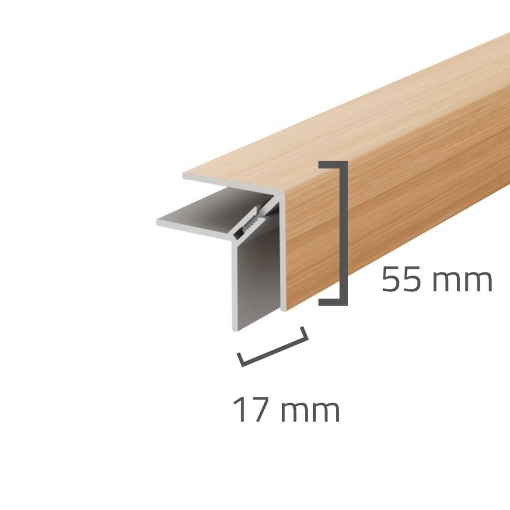 Panele elewacyjne fasadowe Solvo Listwa narożna zewnętrzna Cedr 2-cz FS-222, 3030873