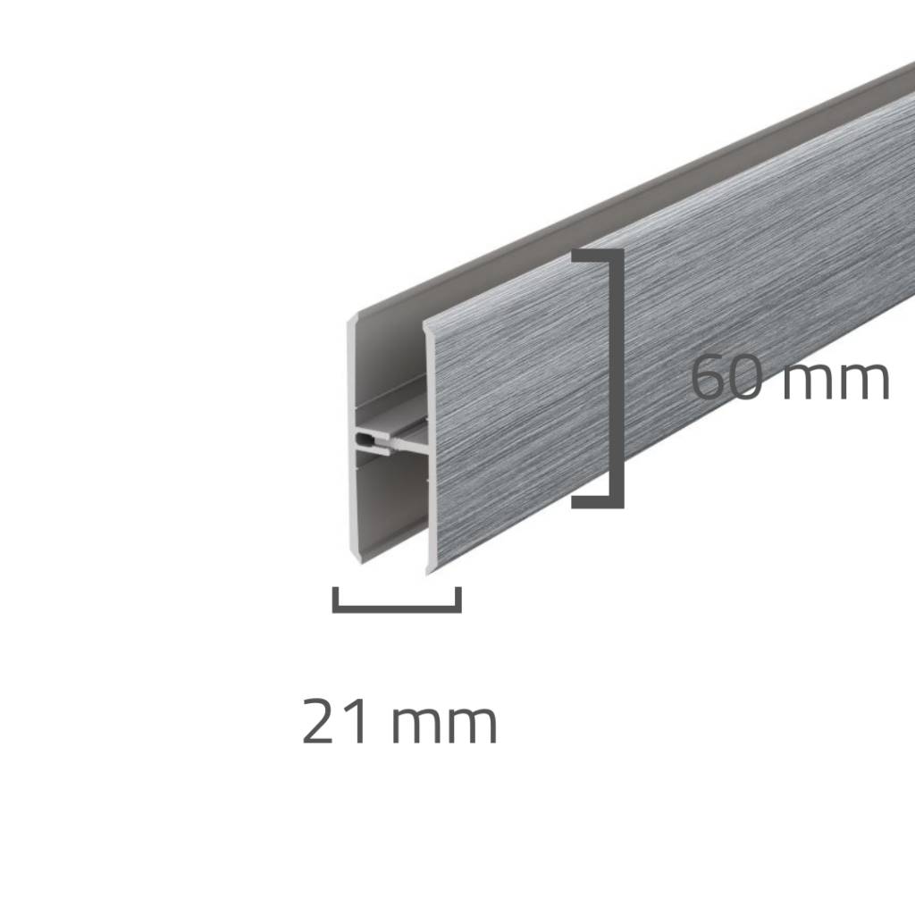 Panele elewacyjne fasadowe Solvo Łącznik Dąb Szary 2-cz FS-282, 3030912
