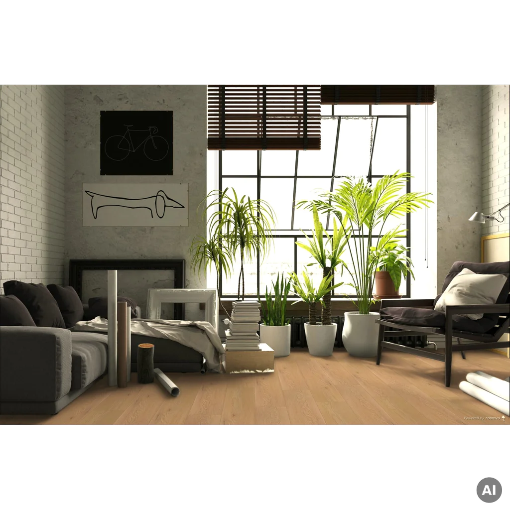 Panele winylowe SPC z podkładem Dąb Ciepły 5.5 mm Klasa 33, 98001-2