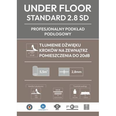 Podkład Under Floor Standard 2.8 SD, 04-10-00440