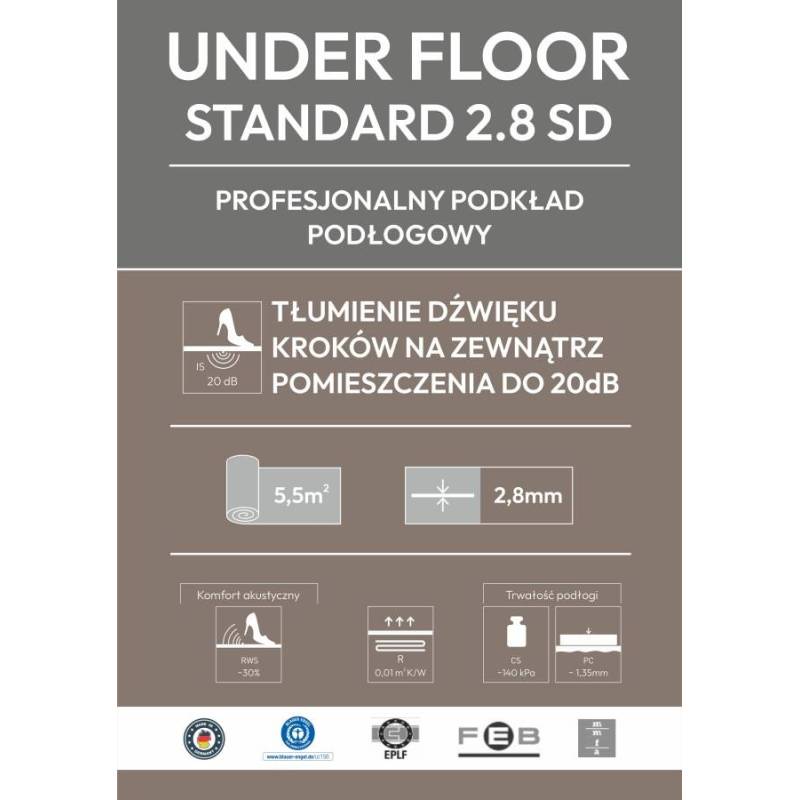 Podkład Under Floor Standard 2.8 SD, 04-10-00440