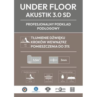 Podkład Under Floor Akustik 3.0 SD, 04-10-00275