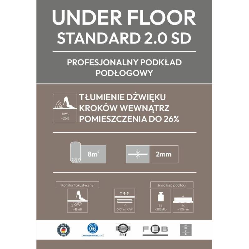Podkład Under Floor Standard 2.0 SD, 04-10-00802