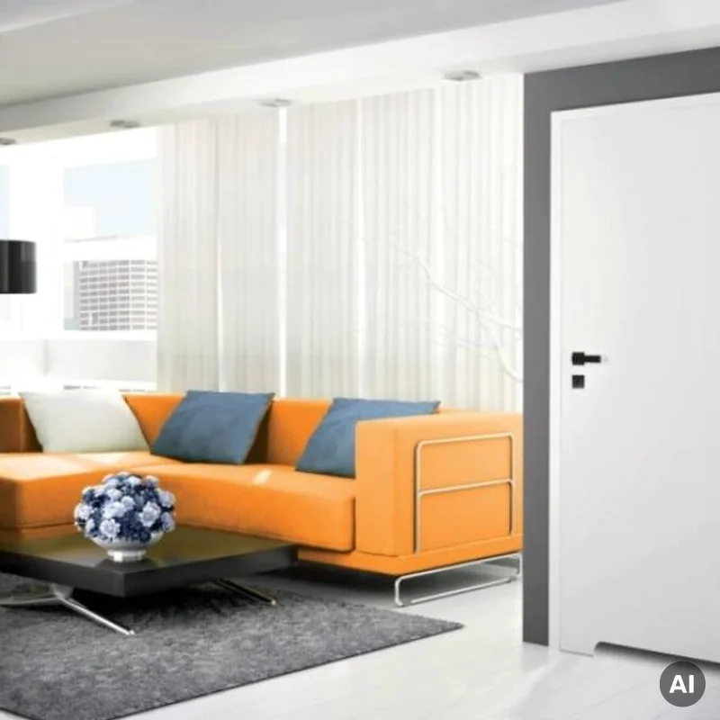 Drzwi Norma Decor 1 WC Bezprzylgowe (otwierane na zewnątrz)