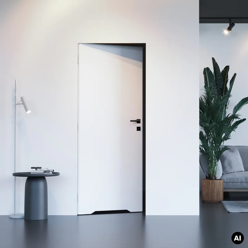 Zestaw Drzwi ukryte + Ościeżnica Porta HIDE WC Bezprzylgow