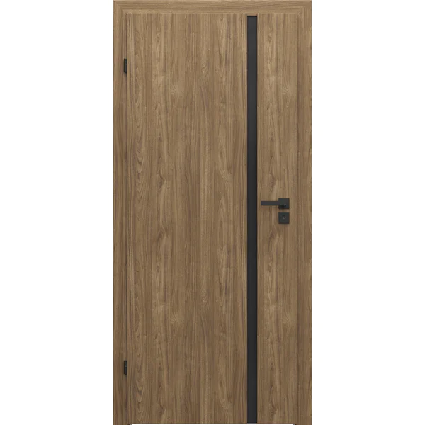 Zestaw Drzwi + Ościeżnica Porta Focus 4.A z czarną szybą