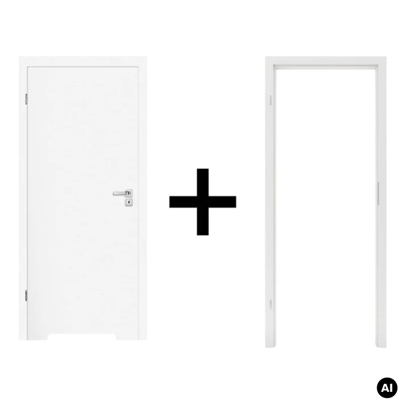 Komplet drzwi + Ościeżnica regulowana 95-114 Norma Decor 1