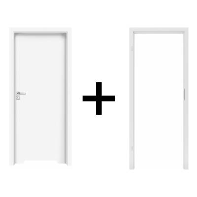 Komplet drzwi + Ościeżnica regulowana 95-114 Norma Decor 1 prawe 80cm Zawias motylkowy bezprzylgowe WC, 100073578, 100073608