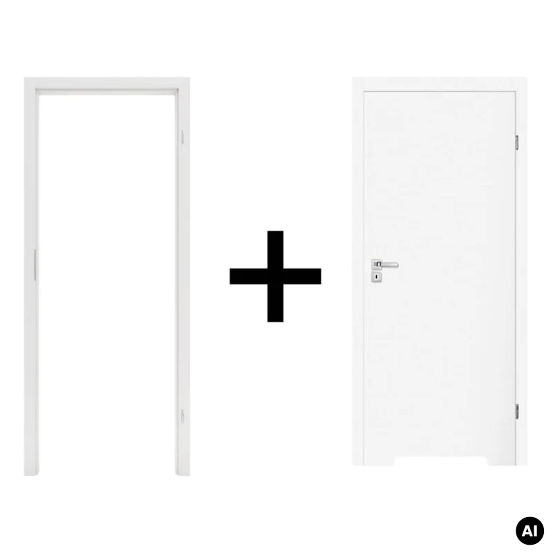 Komplet drzwi + Ościeżnica regulowana 95-114 Norma Decor 1