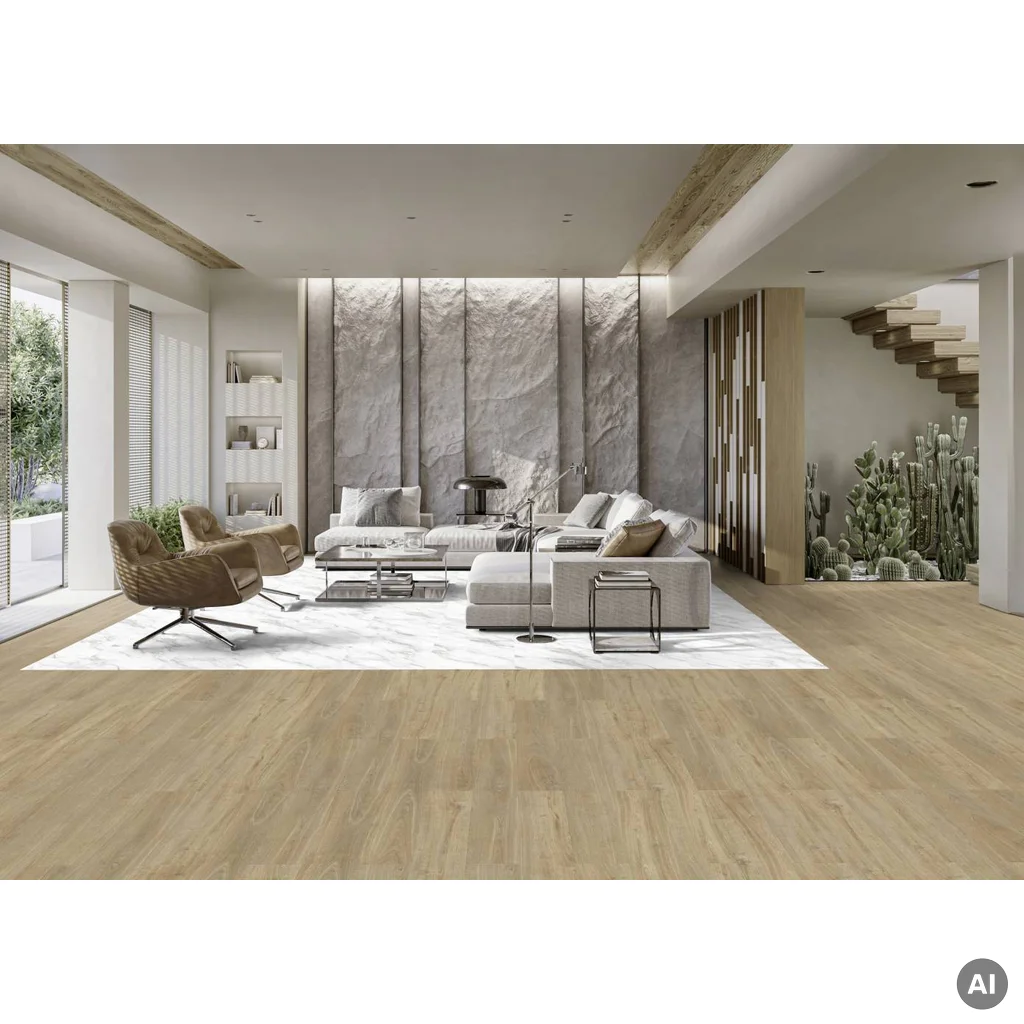 Panele winylowe samoprzylepne z podkładem Madera Natural 3.5 mm Klasa 32, 39941615