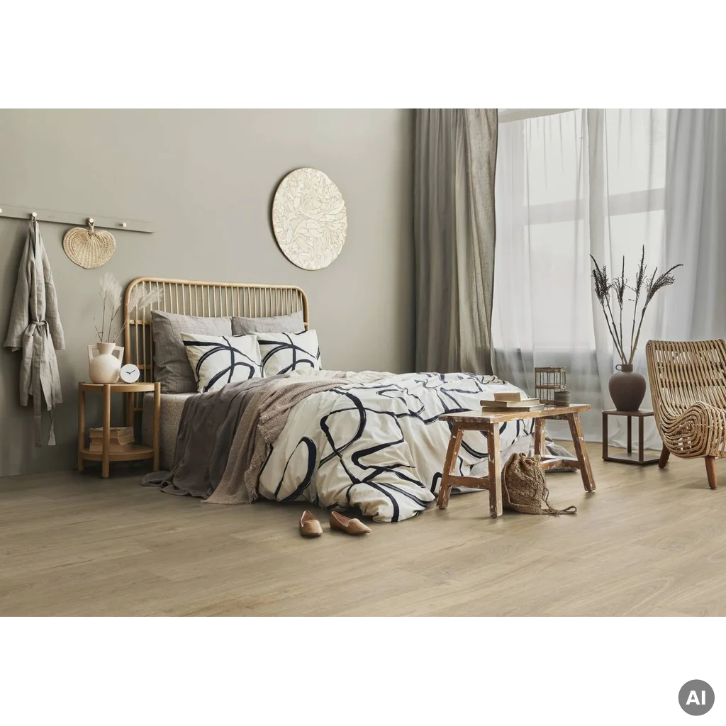 Panele winylowe samoprzylepne z podkładem Madera Natural 3.5 mm Klasa 32, 39941615