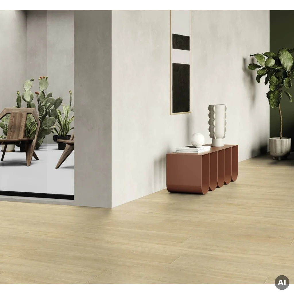 Panele winylowe samoprzylepne z podkładem Madera Beige 3.5 mm Klasa 32, 39941623