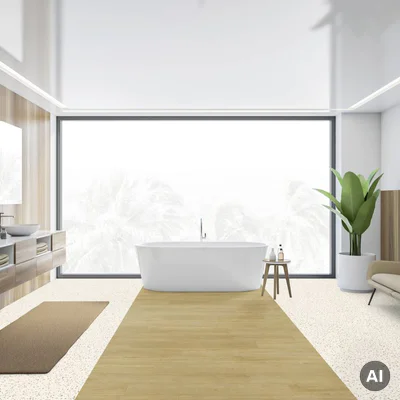 Panele winylowe samoprzylepne z podkładem Madera Beige 3.5 mm Klasa 32, 39941623