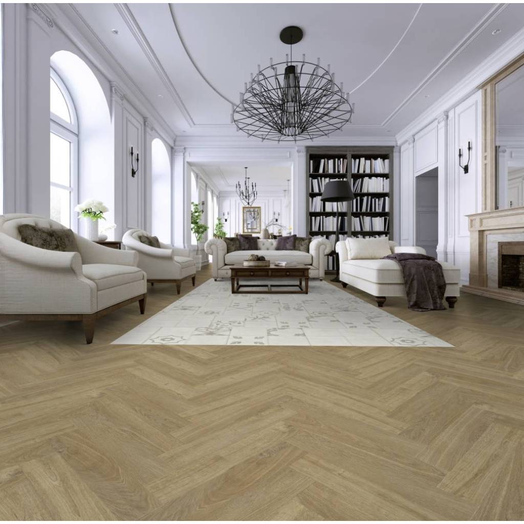 Podłoga winylowa Jodełka samoprzylepna ze zintegrowanym podkładem 1615 Madera Natural Klasa 32 3.5 mm, 39921615