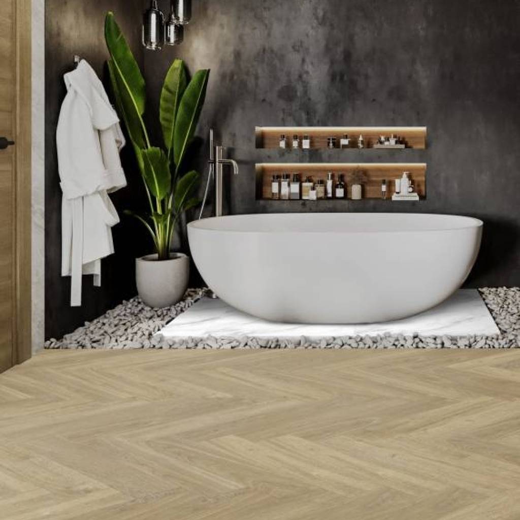 Podłoga winylowa Jodełka samoprzylepna ze zintegrowanym podkładem 1615 Madera Natural Klasa 32 3.5 mm, 39921615