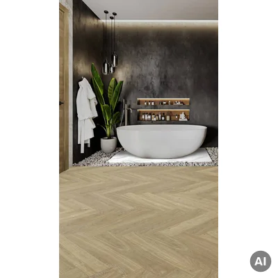 Panele winylowe samoprzylepne z podkładem Jodełka Madera Natural 3.5 mm Klasa 32, 39921615