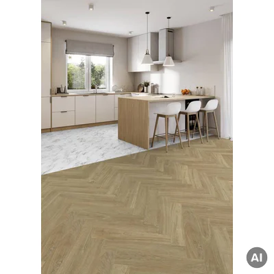 Panele winylowe samoprzylepne z podkładem Jodełka Madera Natural 3.5 mm Klasa 32, 39921615